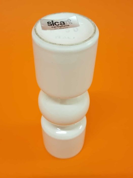 Vaso de cerâmica Sicart Pino Spagnolo Space Age Italia anos 70