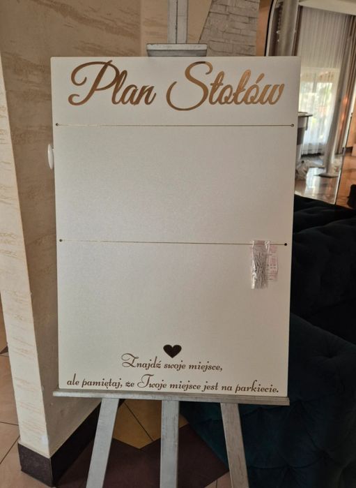 Tablica plan stołów
