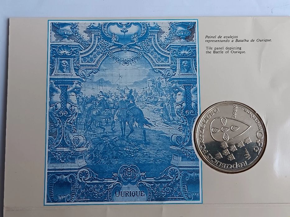 Moeda de prata 925. 850 anos de Portugal