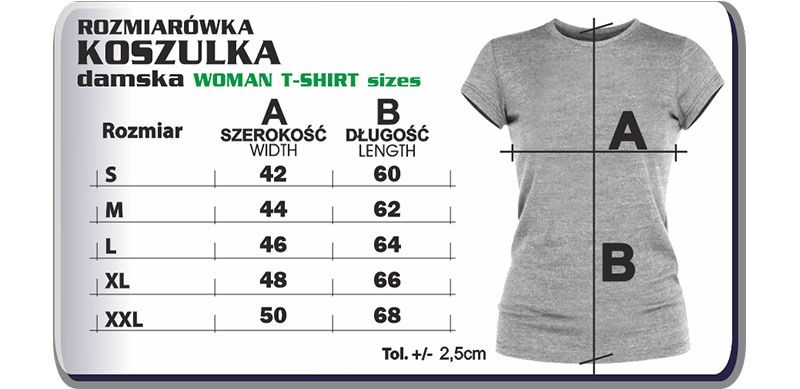 Nie dokarmiać dieta damska koszulka 5 rozmiarów