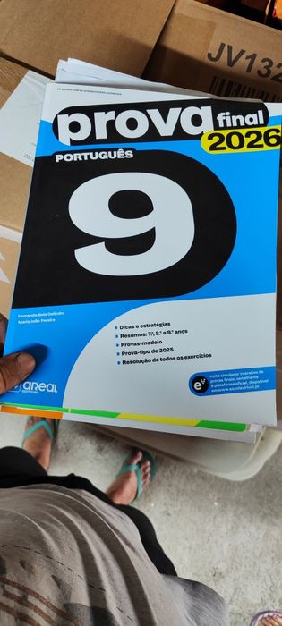 3 livros de preparação para exame do 9.ano bem estimados.