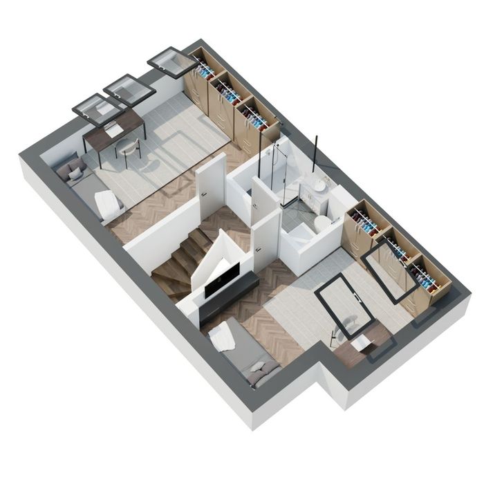 Segment 105 m²(121 m² całk.)|Ogród| Las 200 m| SKM 1,2 km |Szkoła 690m