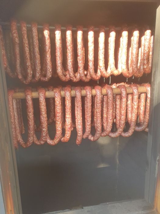 Karczek z mangalicy wędzony tradycyjnie baleron wieprzowy