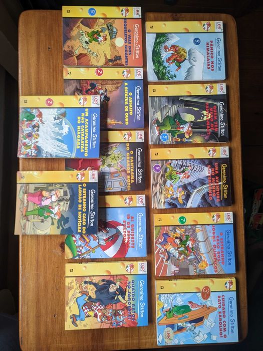Livros Geronimo Stilton — 3€ cada