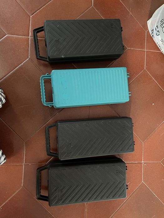 Conjunto 4 caixas cassetes