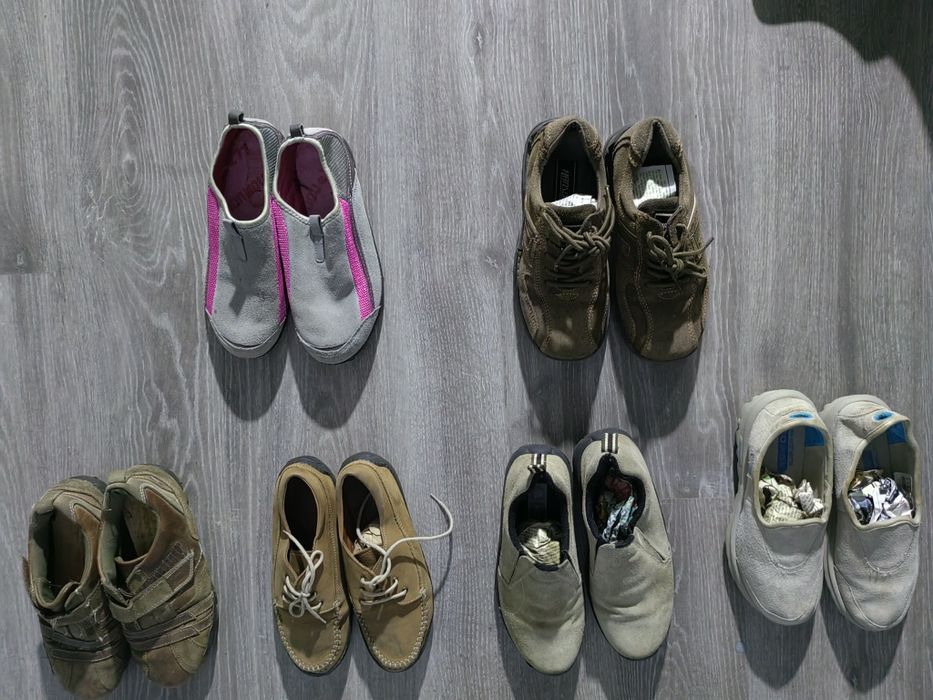 Buty sportowe zamszowe