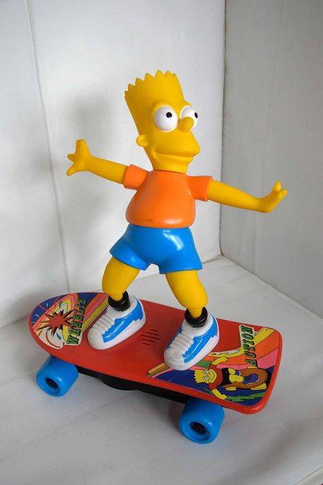 Bart Simpson Skate 30cm Vintage