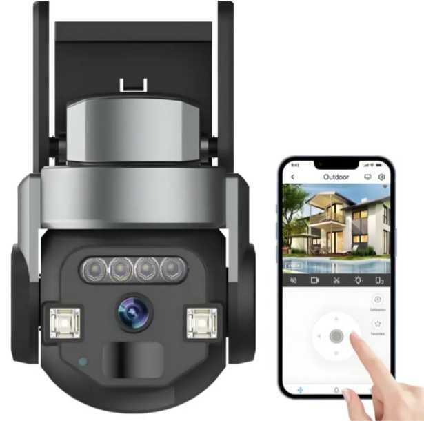 Камера WIFI, Full HD 5mp с двумя экранами Q 812 9162