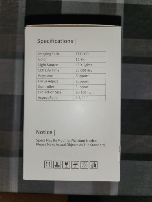 Projetor novo branco