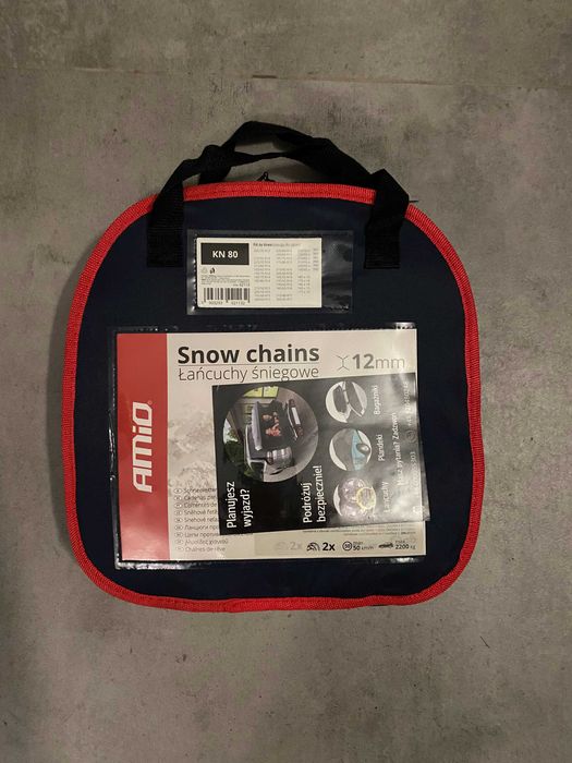 Łańcuchy zimowe na koła Amio samochodowe nowe