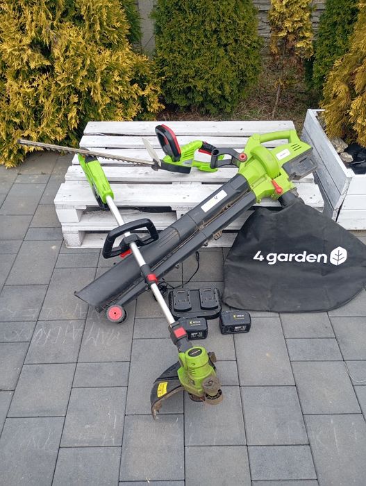Akumulatorowy zestaw ogrodnika nowe baterie