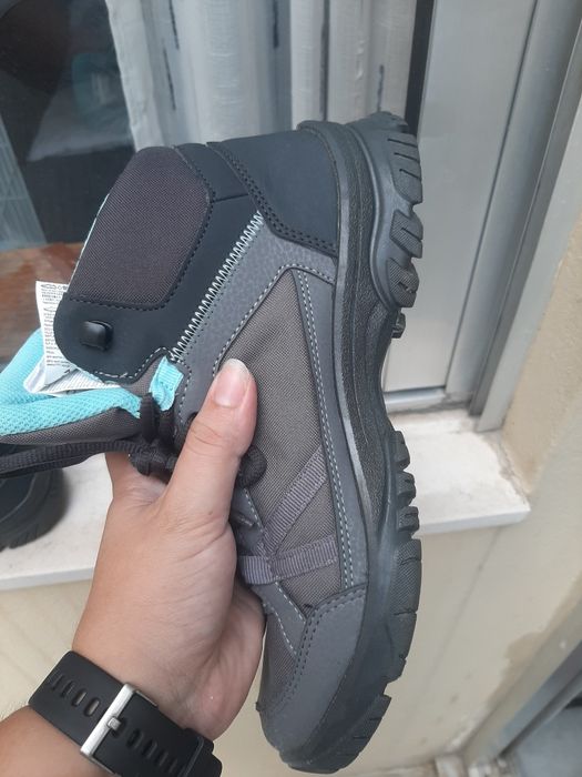 Bota caminhada Decathlon NH100 Cinzenta tam 39