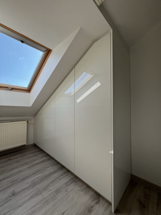 Szafa, zabudowa pod skosem, szafa pod skosem, na wymiar, nowe