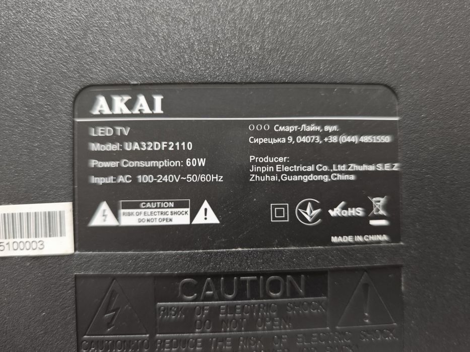 Телевизор с неисправным экраном