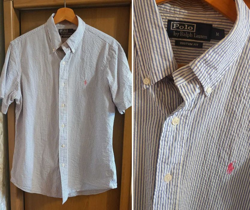 Лён. Polo Ralph Lauren. UNIQLO.  сорочка чоловіча. р М