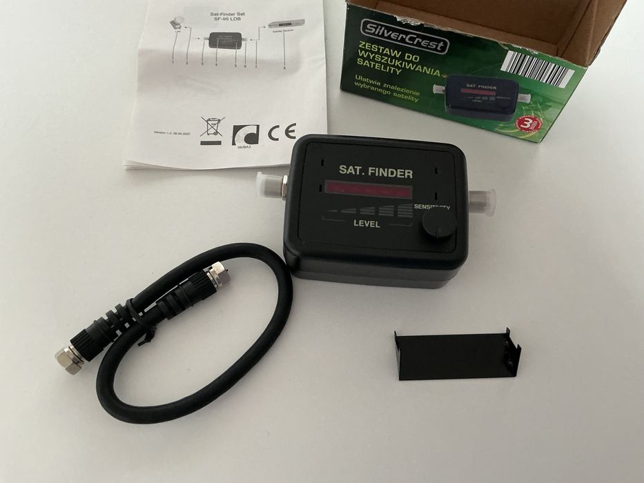 Miernik sygnału satelitarnego sat finder sf-95 ldb do anteny tv
