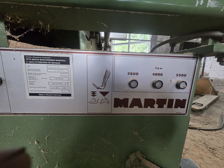 Pila formatowa z podcinakiem  Martin t72 stab bardzo dobry