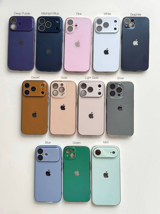 Чохол скляний iphone 17 pro max чехол айфон про макс стеклянный скло