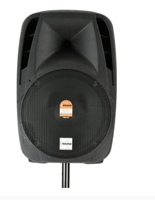Colunas Ativa e Passiva 2x15 1000W VSOUND