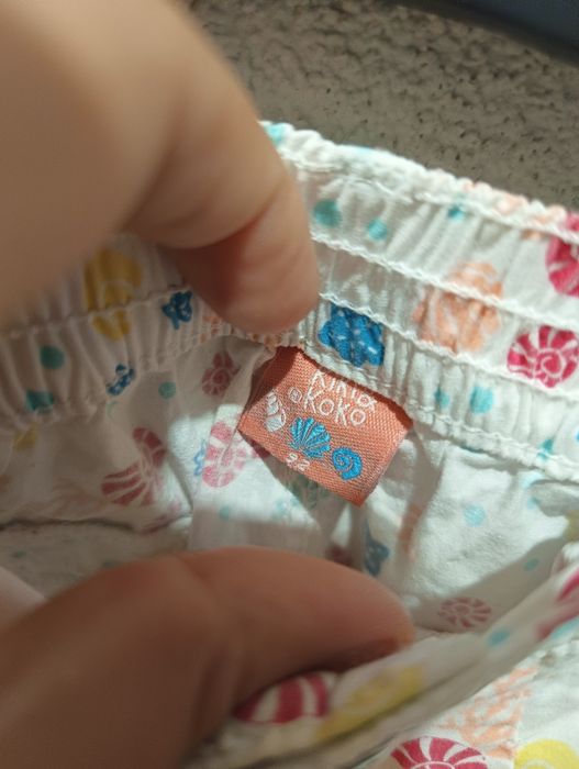 Krótkie spodenki dla dziewczynki 92