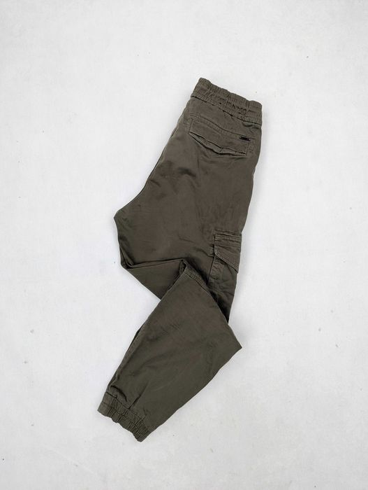Hugo Boss zielone khaki spodnie bojówki S