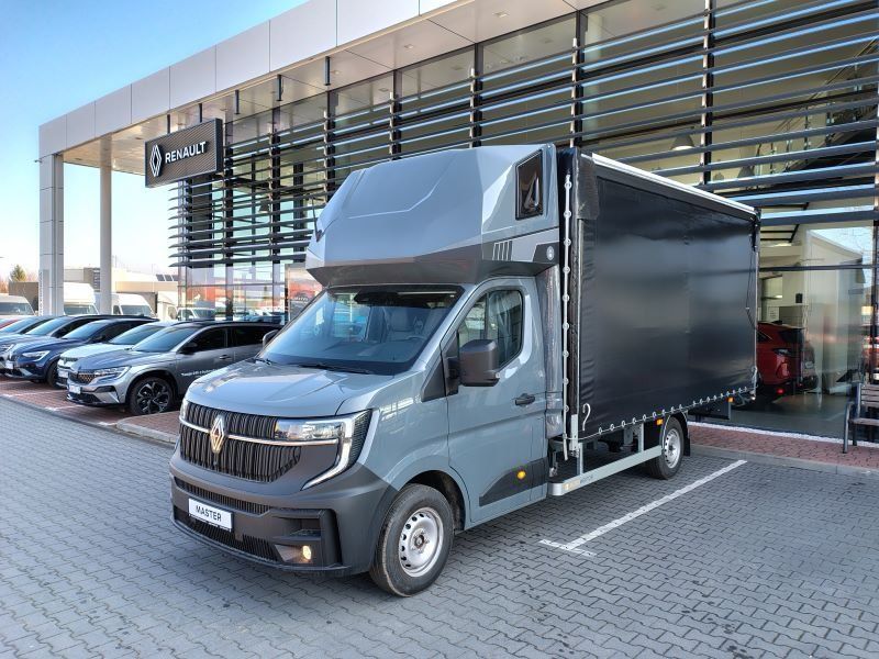 Renault Master  10EP plandeka, poduszki, duża sypialnia, 2026r. Komfortowy fotel