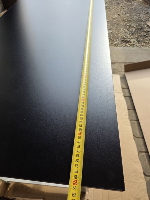 Biurko z blatem i metalowymi nogami LOFTOWE