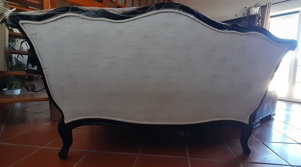 2 sofás vintage estilo Louis Honey