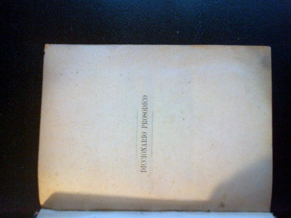 Diccionario Prosodico de Portugal e Brasil Deus, João de Carvalho, Ant