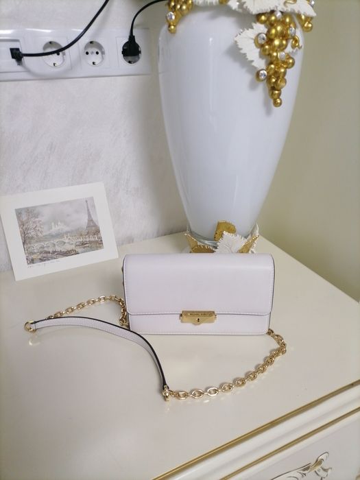 Фирменная дамская сумочка Michael KORS  пудрового цвета,  кожаная.