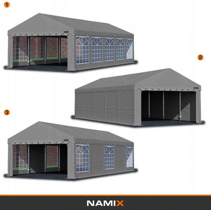 Namiot BASIC 3x4 magazynowy handlowy garaż PE 240g/m2