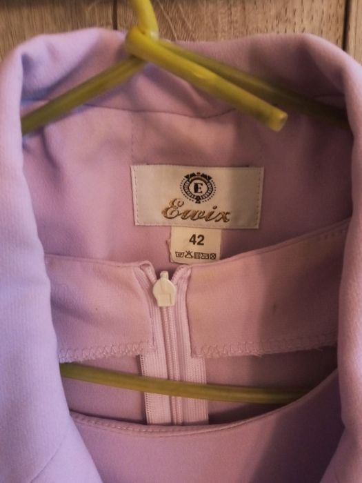 Komplet sukienka plus żakiet rozmiar 42