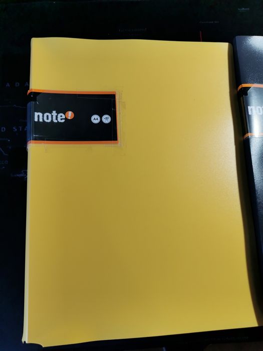 Portefólios escolares Note A4 como novos