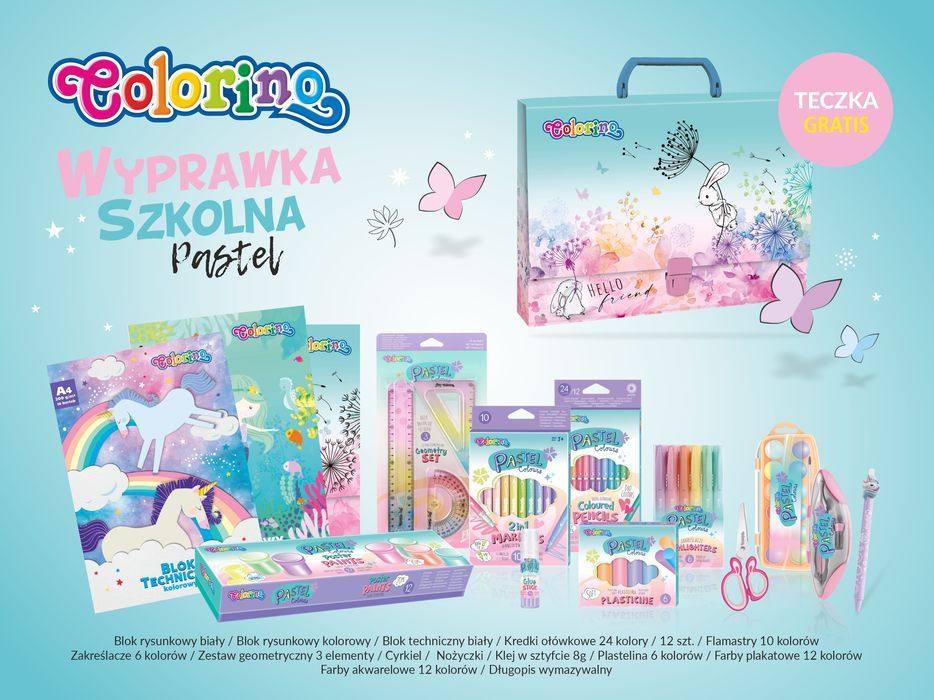 Wyprawka Szkolna Colorino Kids Pastel Patio