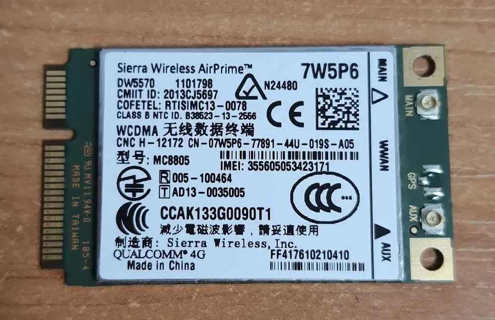 4G Модуль Sierra Wireless AirPrime DW5570 , 7W5PS, Qualcomm 4G