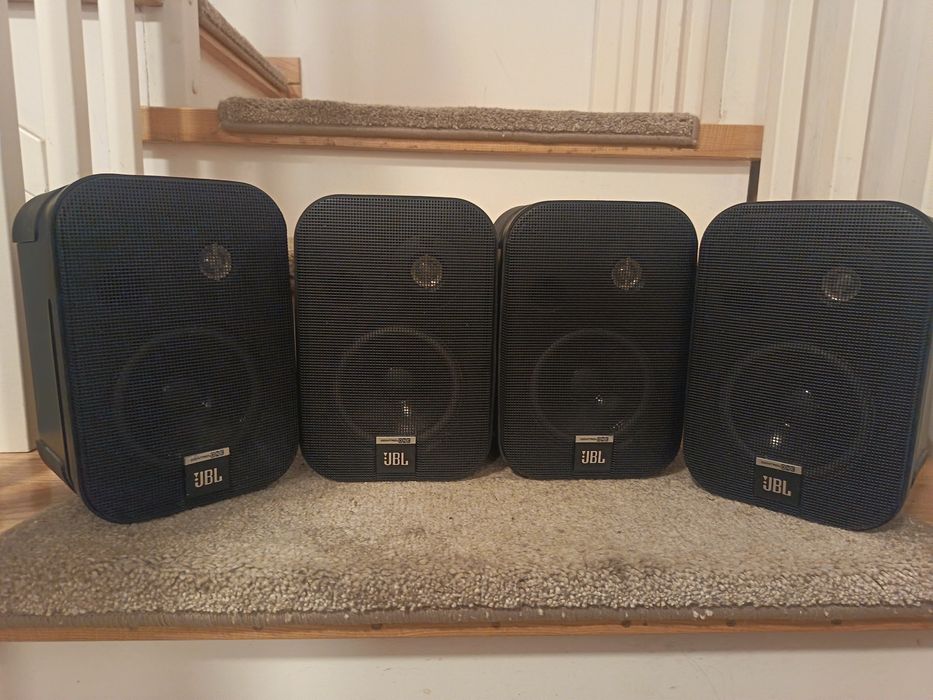 4 x JBL Control 1 Pro + wzmacniacz karaoke USB/FM –  stan jak nowy,