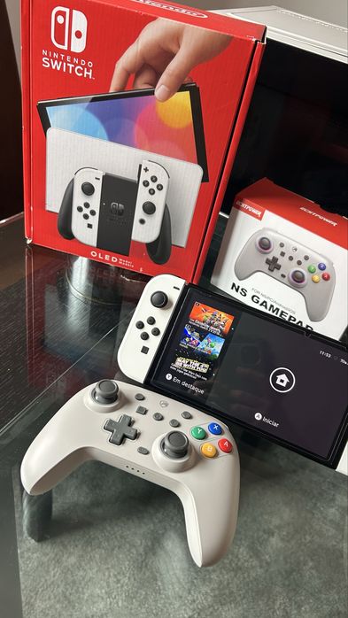 Nintendo switch oled com um mês de uso!