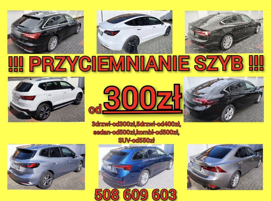 Profesjonalne Przyciemnianie Szyb! Montaż folii okiennych! 12Lat dośw.