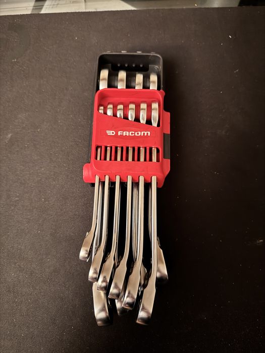 Klucze FACOM 10 szt z grzechotka