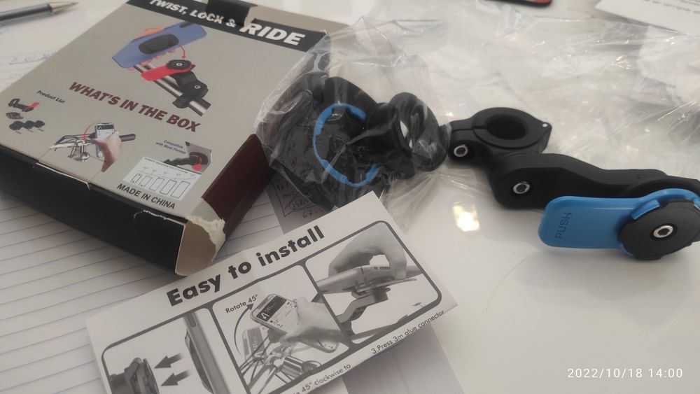 Suporte telemóvel universal bicicleta ou moto