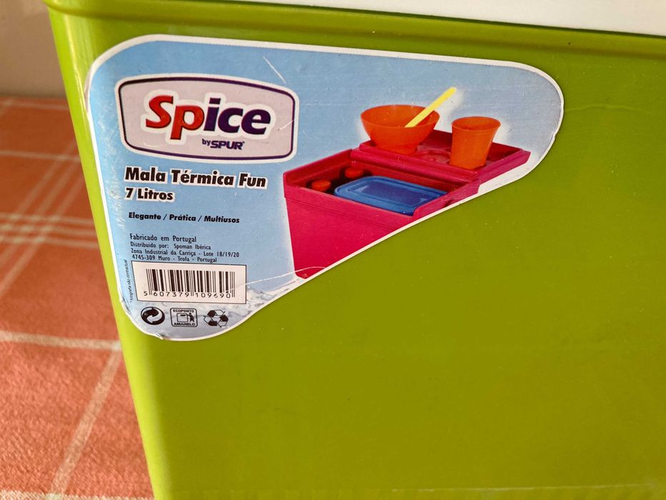 Geleira Mala Térmica Spice 7 Litros Fabricada em Portugal
