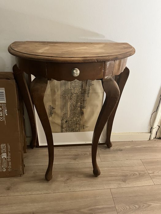 Mesa de apoio madeira vintage