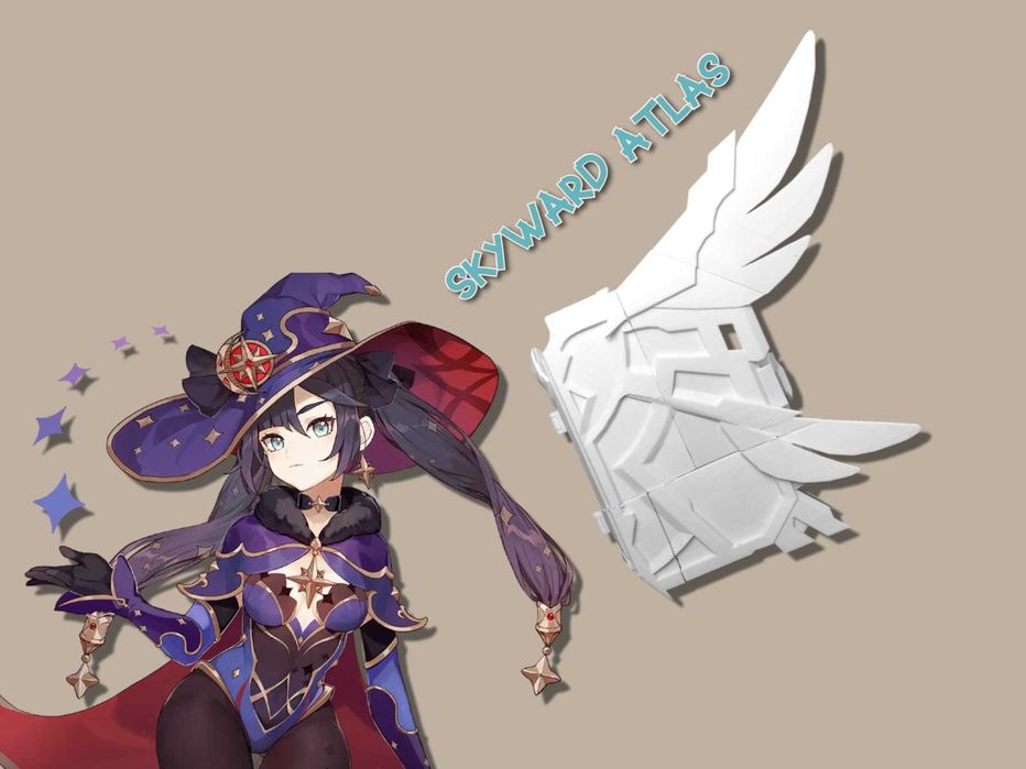 Genshin Impact Skyward Atlas | Arma para cosplay e adereços