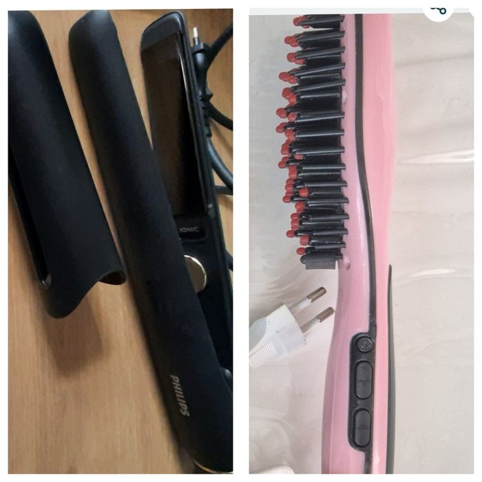 Плойка/ утюжок/расческа