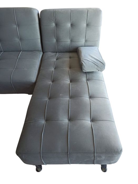 Sofá cama 3 lugares 198x146 em veludo