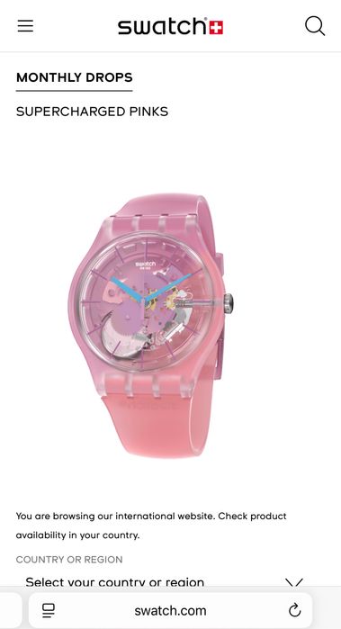 Годинник SWATCH SUOK151