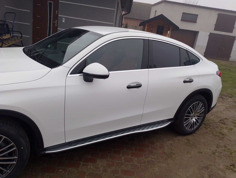 Samochód auto do ślubu Mercedes GLC Coupe biały nowy - OKAZJA