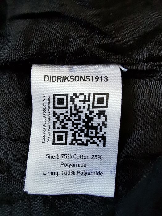 Didriksons 1913 Marta parka Storm System przeciwdeszczowa płaszcz 38 M