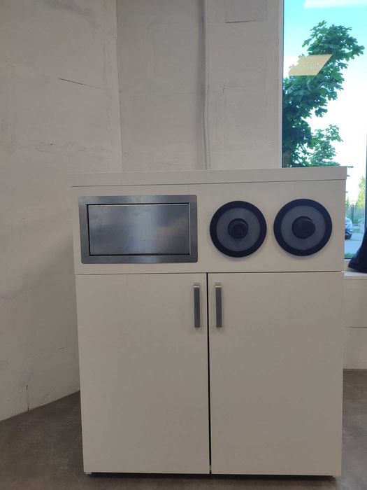 Тумба з ДСП та металу під каву (каво модуль) в торгівельну залу/АЗС