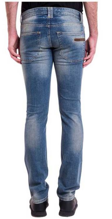 Джинсы голубые John Richmond super skinny размер 30 оригинал италия